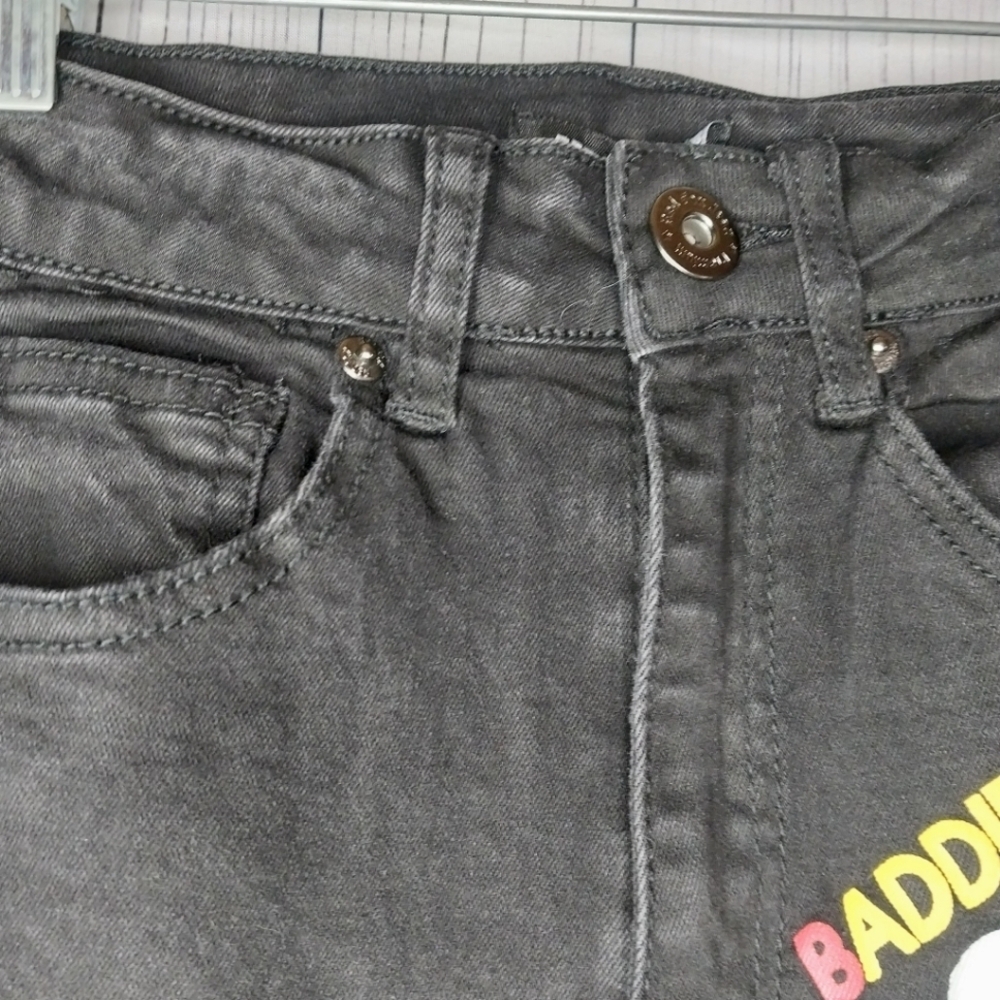 Red Fox Graphic distressed Jeans Size 1 - Picture 16 of 16
